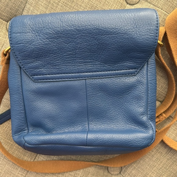 J. Crew Royal Blue Italian leather crossbody - Picture 6 of 7